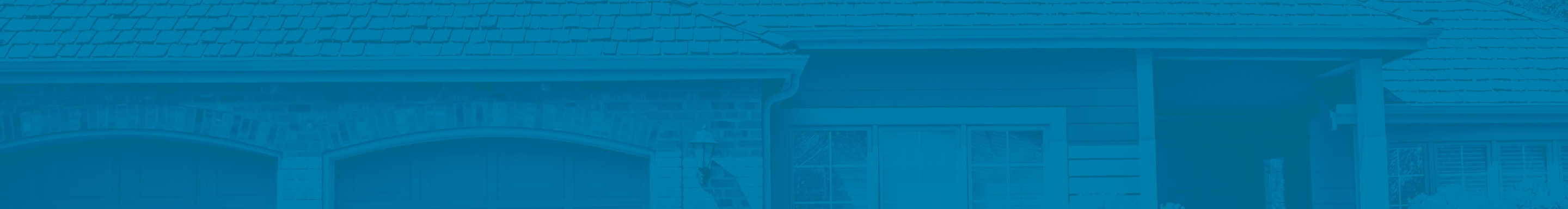 Residential home with blue overlay.